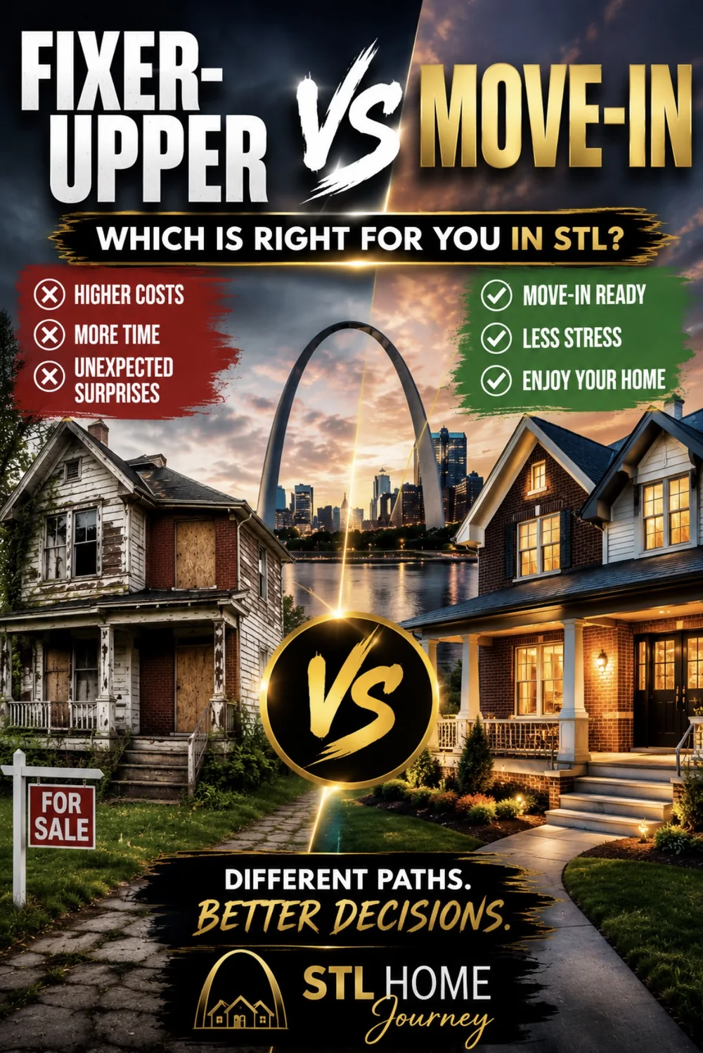 Fixer Upper vs Move-In Ready in St. Louis — which is right for you?