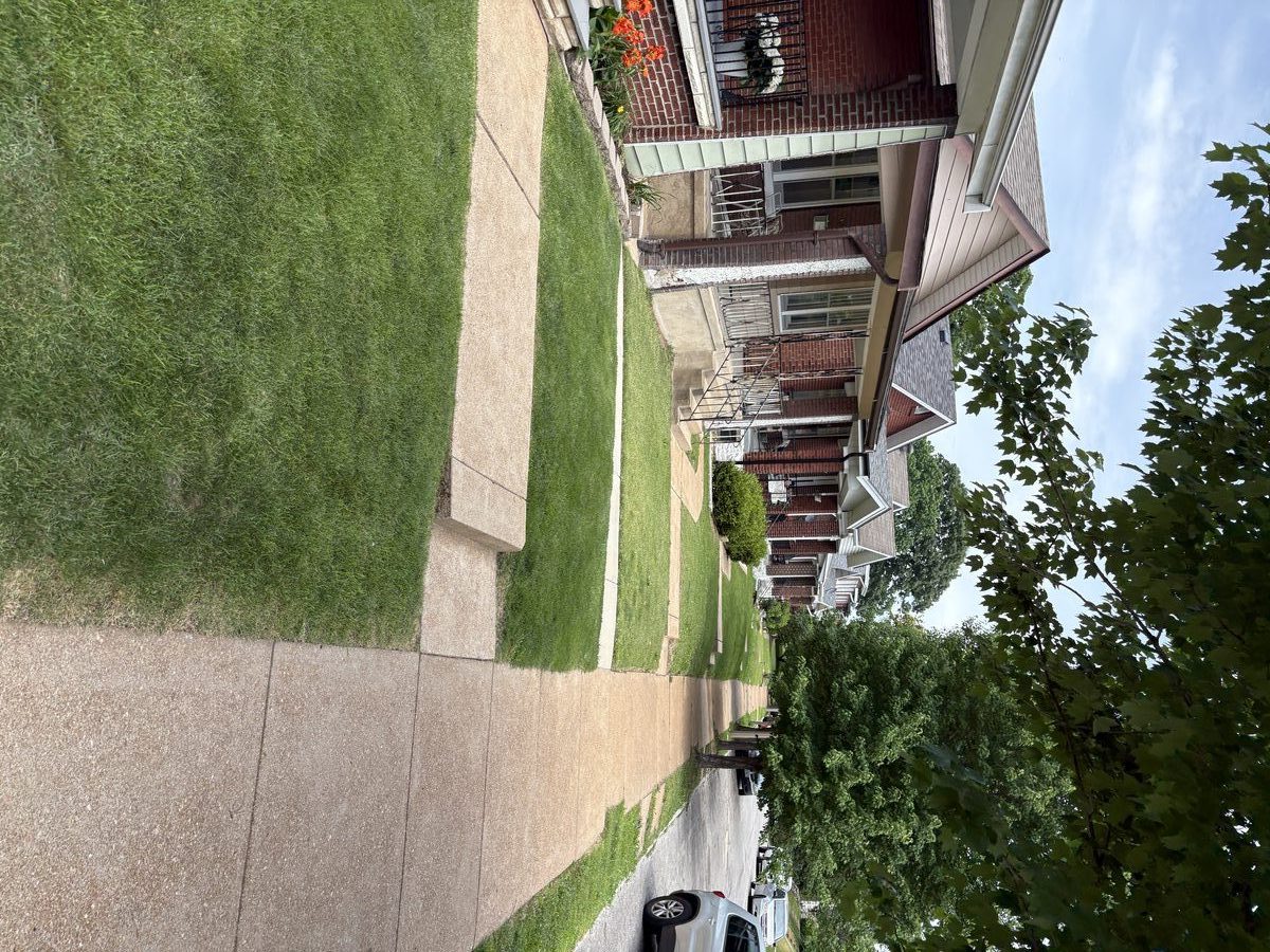 Southampton St. Louis homes — 1920s brick bungalows with stone porch columns on Itaska Street, 63109 South City housing stock