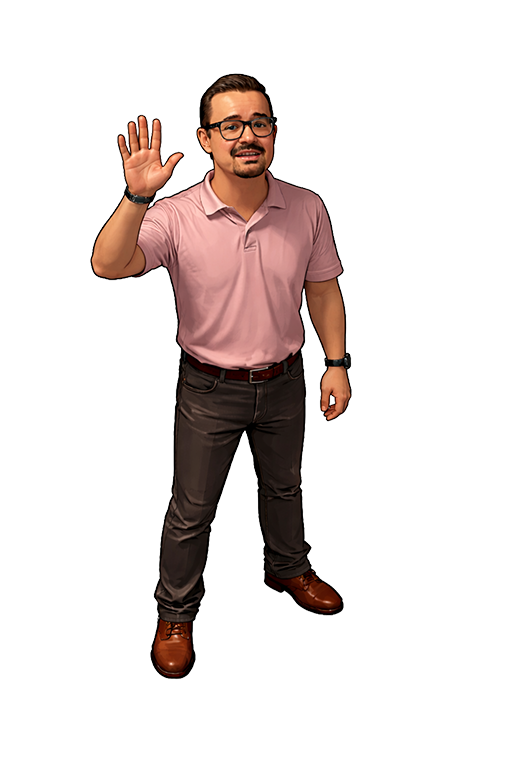 George Kindler waving